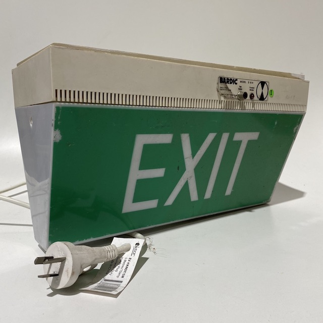 SIGN, 'EXIT' w Plug - Style 1